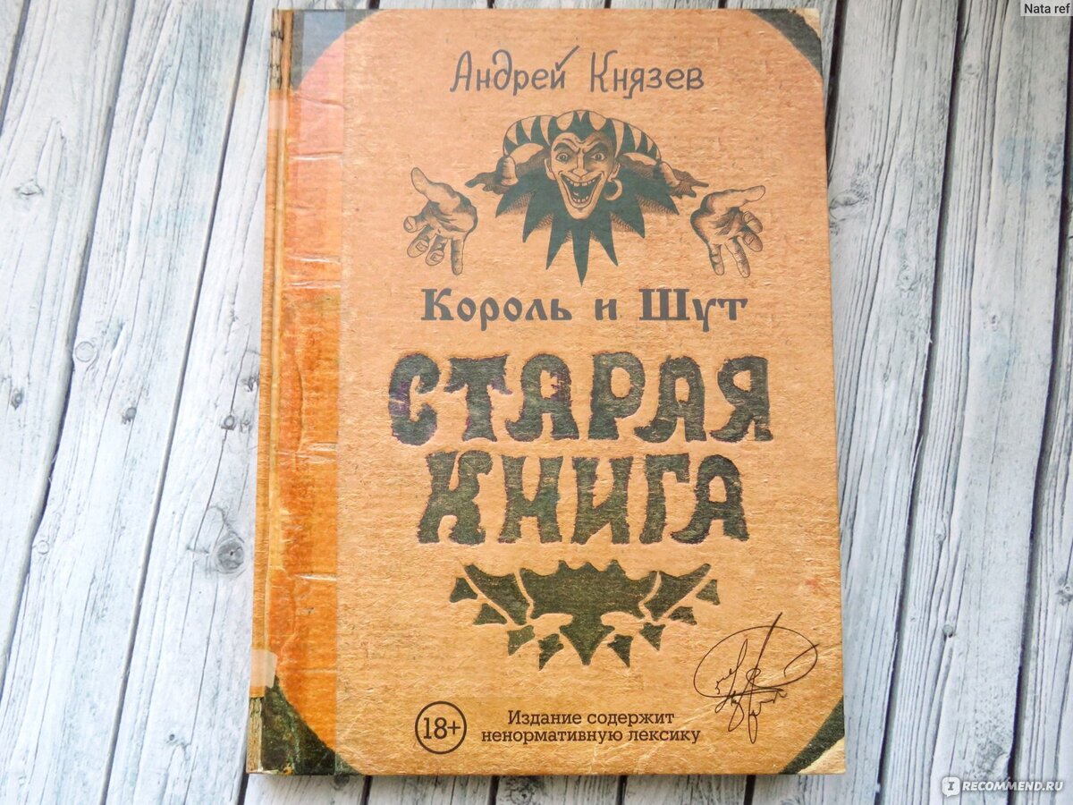 Старая книга Король и Шут Андрей Князев