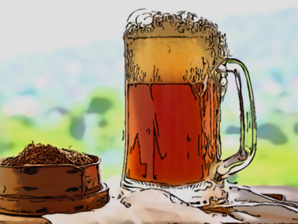 Квас из сухого хлебного кваса