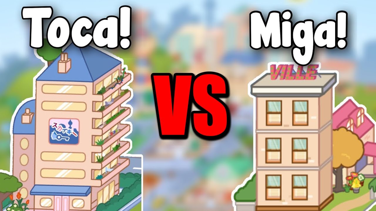 Мига Ворлд или Тока Ворлд?! Сравнение БЕСПЛАТНЫЙ ДОМ! Toca Boca VS Miga  World Игры для Детей