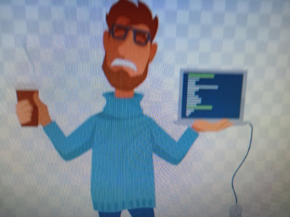 Фото автора сфотал монитор 