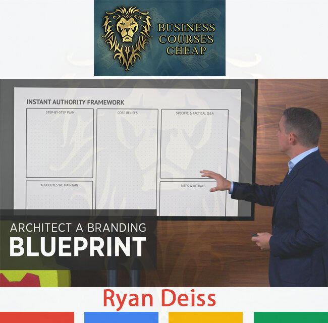RYAN DEISS - HOW TO ARCHITECT A BRANDING BLUEPRINT  HI GUYS!
THANKS For Watching My Post! SELLING BUSINESS courses for CHEAP rates. Best Prices For The Best Courses! Any Proofs Greetings.