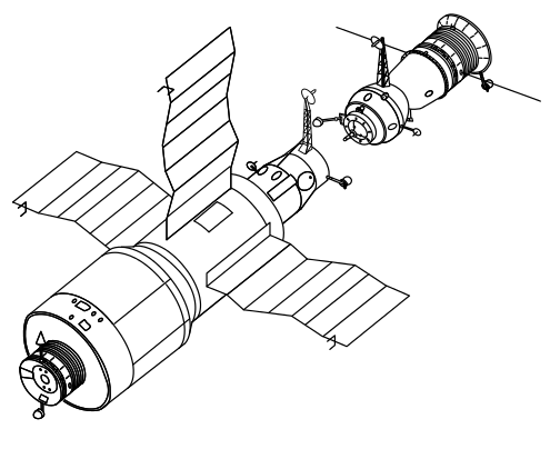 рис.1 Космос-557 или ДОС-3