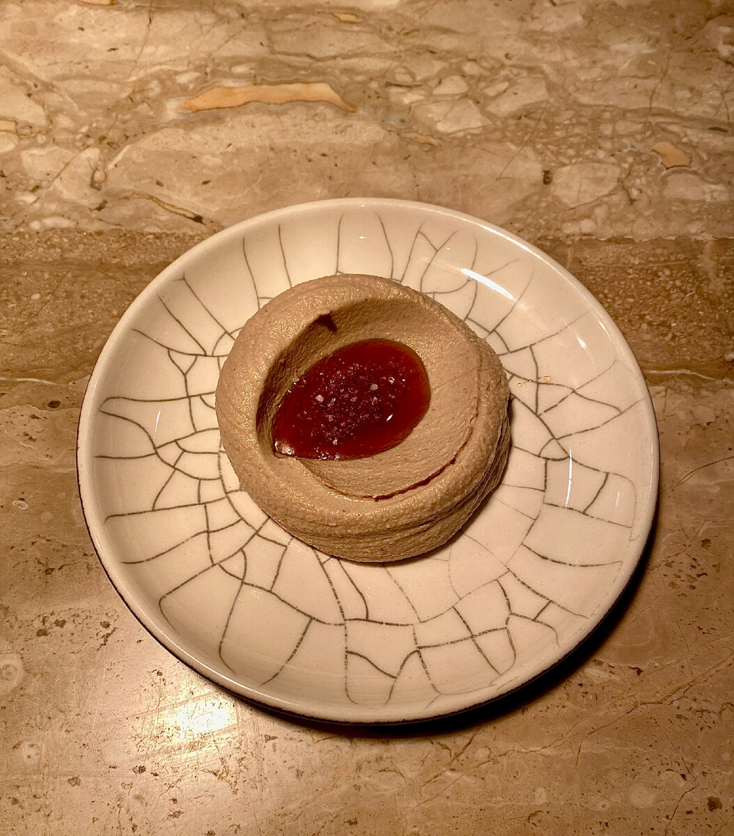 Вариант подачи с медом и солью