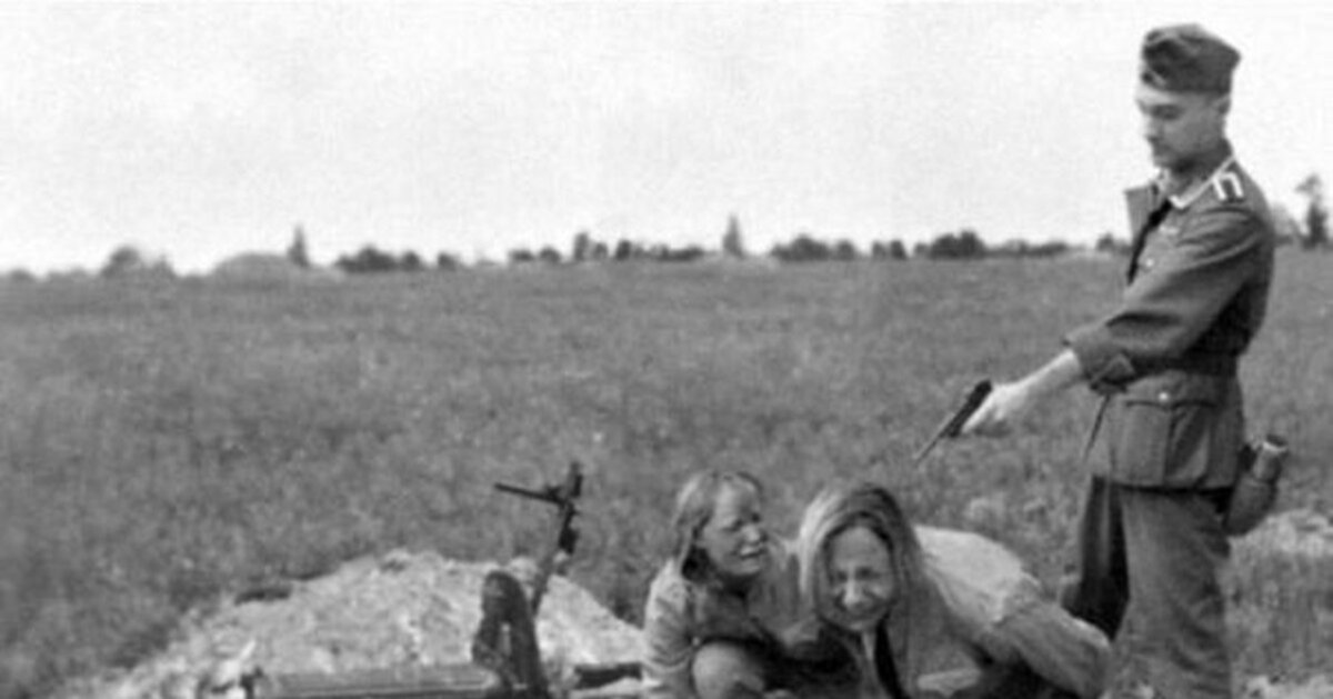 Что немцы делали с советскими девушками фото