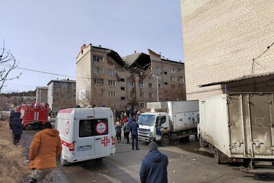    Последствия взрыва бытового газа в Чите ©Фото: социальные сети