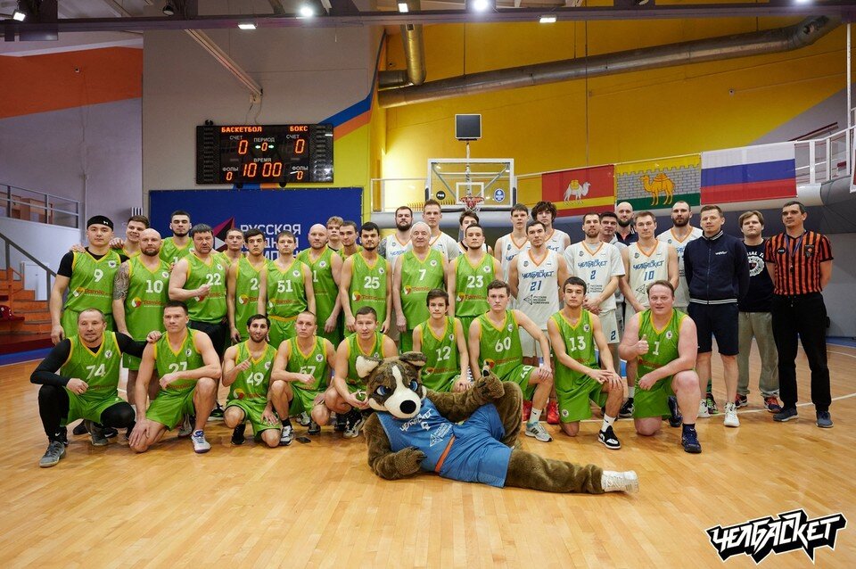     Боксеры сыграли товарищеский матч с профессиональным БК «Челбаскет». Фото БК «Челбаскет»