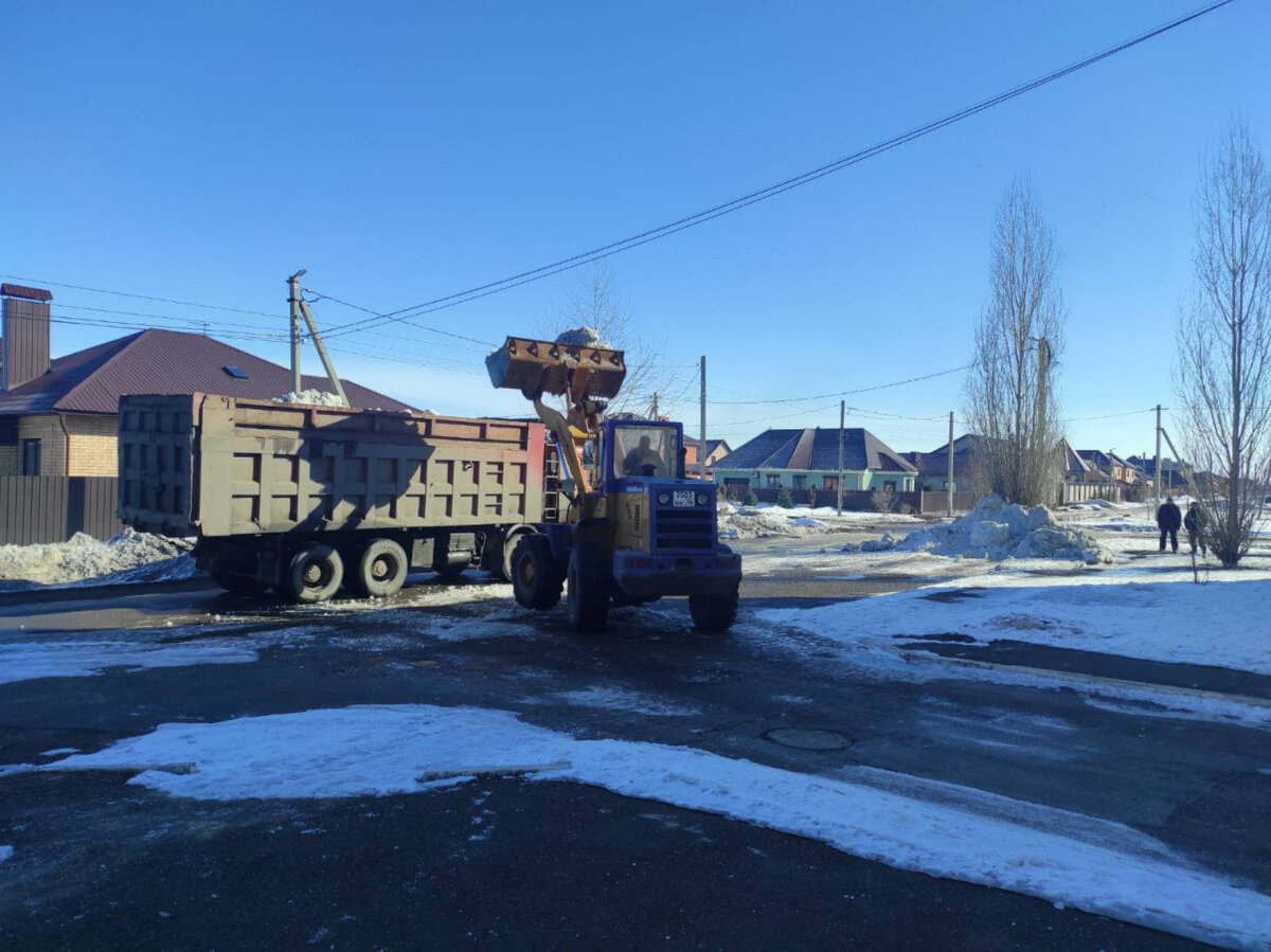    В Оренбургском районе ликвидируют последствия паводка в ЖК «Перовский» Кристина Просвиркина