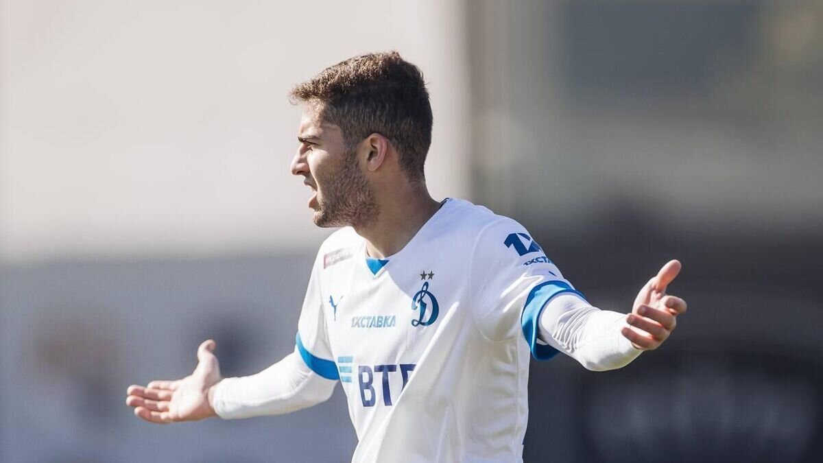    Полузащитник "Динамо" Арсен Захарян© пресс-служба ФК "Динамо" Москва