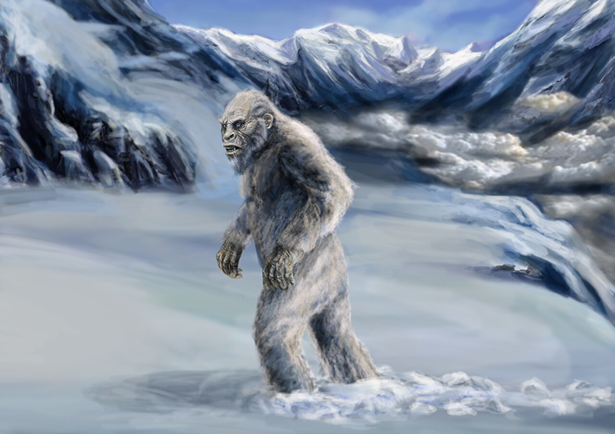 The yeti. Етти. Йети в Гималаях. Етти снежный. Снежный человек Йети 2022.