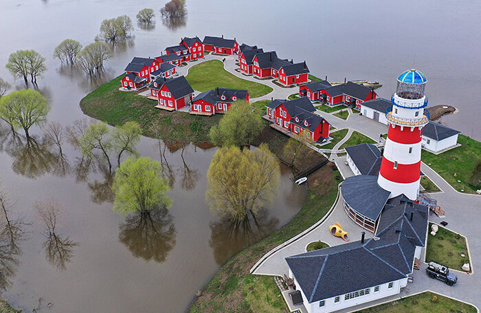     Вид на гостиничный комплекс «Рыбацкая деревня».Александр Рюмин/ТАСС