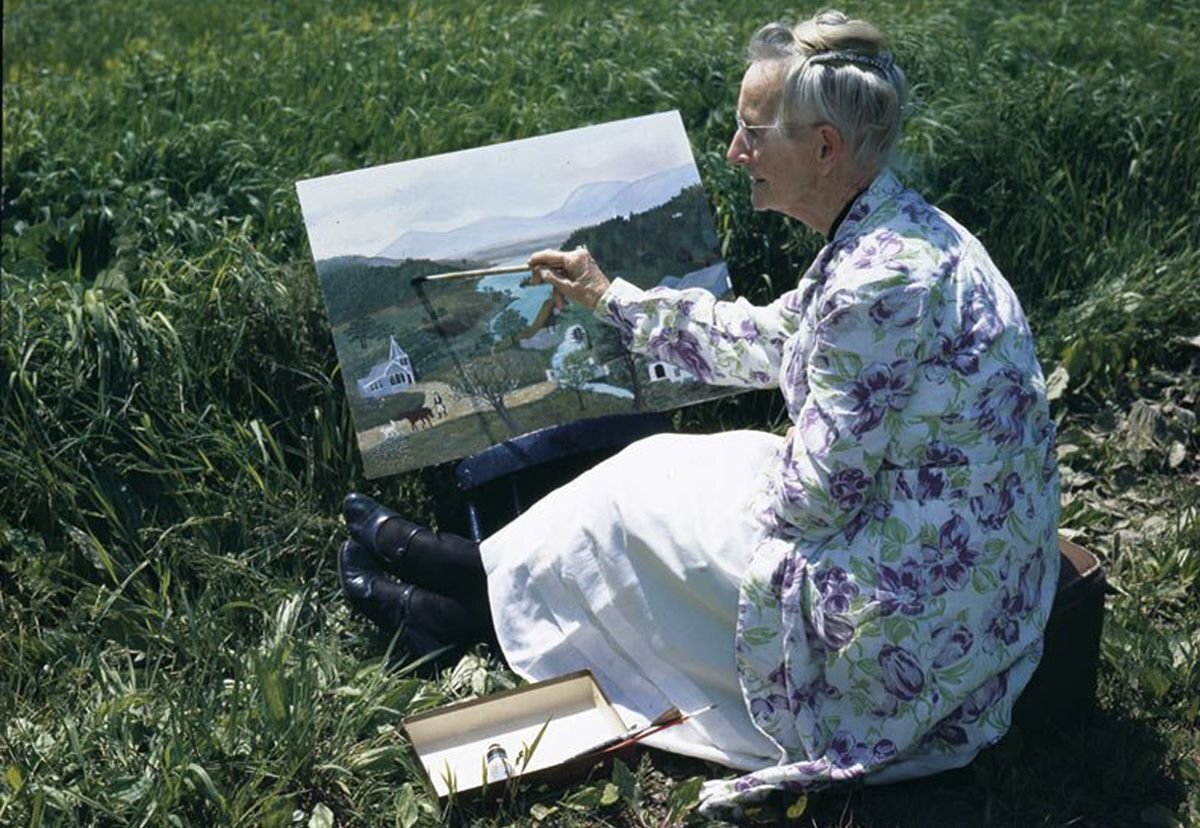 Анна Мария Мозес — «бабушка Мозес»