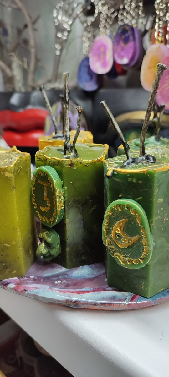 Живые свечи на чистку 