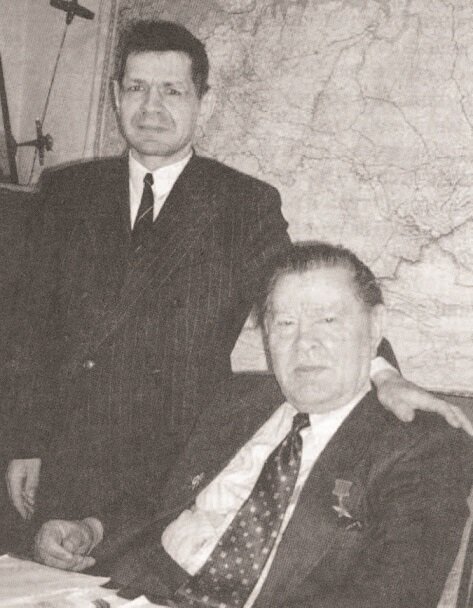 С младшим сыном Алексеем