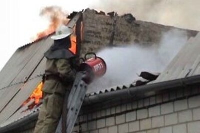   Пожар в частном доме в Солнечногорском районе ©сайт Главного управления МЧС России по Московской области. Фото