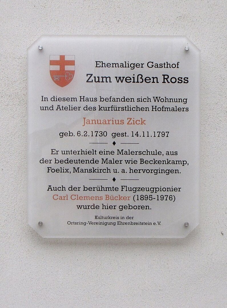 Мемориальная доска, посвящённая Карлу Бюкеру