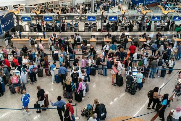 Hartsfield-Jackson Atlanta International Airport, 25 мая. Фото: Elijah Nouvelage/Bloomberg