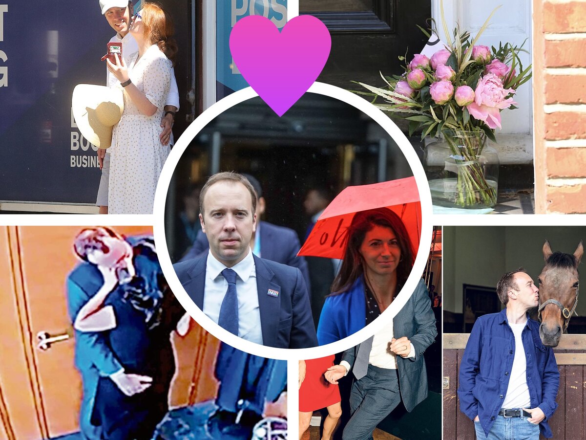 Министр здравоохранения Великобритании  подал сейчас в отставку -фотоколлаж автора 