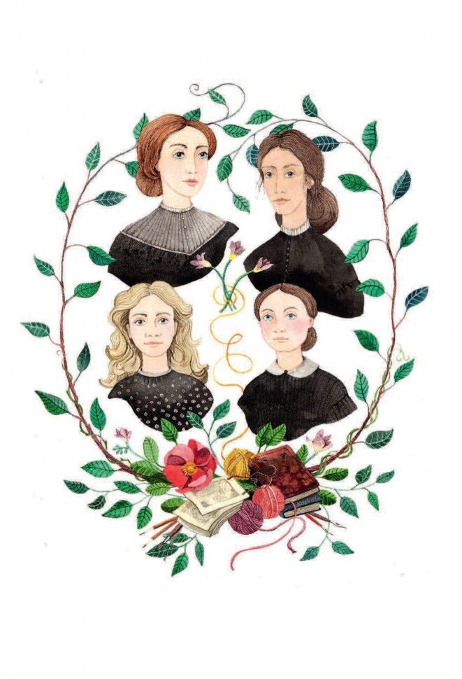 Иллюстрация к книге "Маленькие женщины"