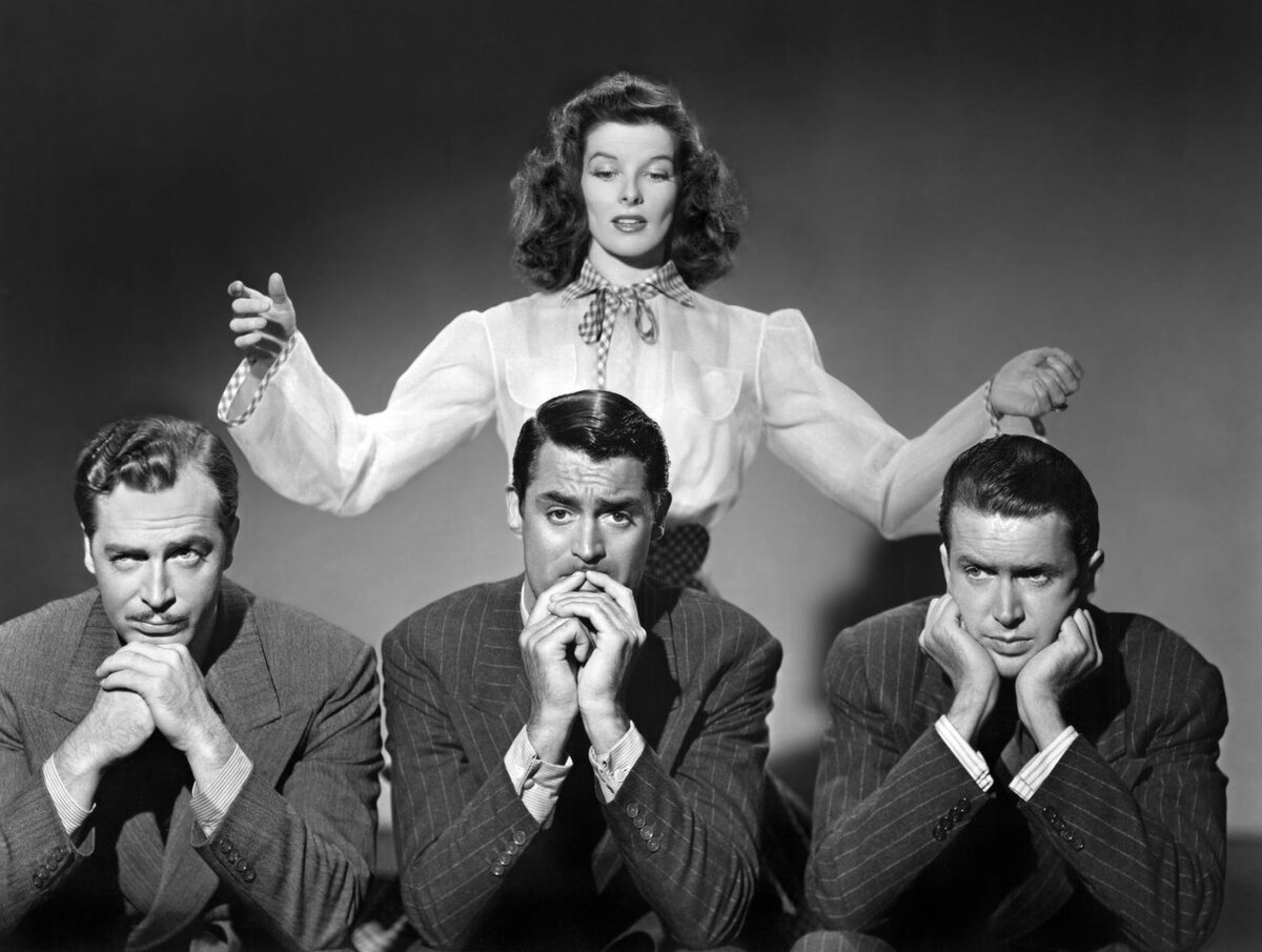Промо фото к фильму "Филадельфийская история", 1940 г. @MGM