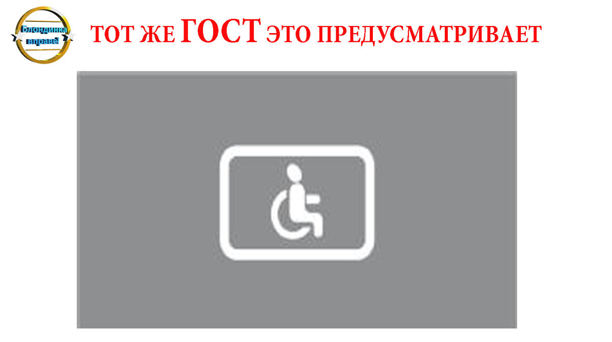 Знак парковка для инвалидов