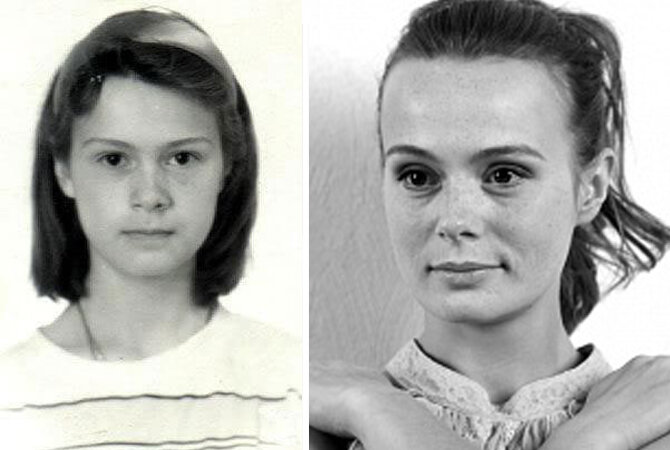 Алла Юганова в подростковом возрасте, юности