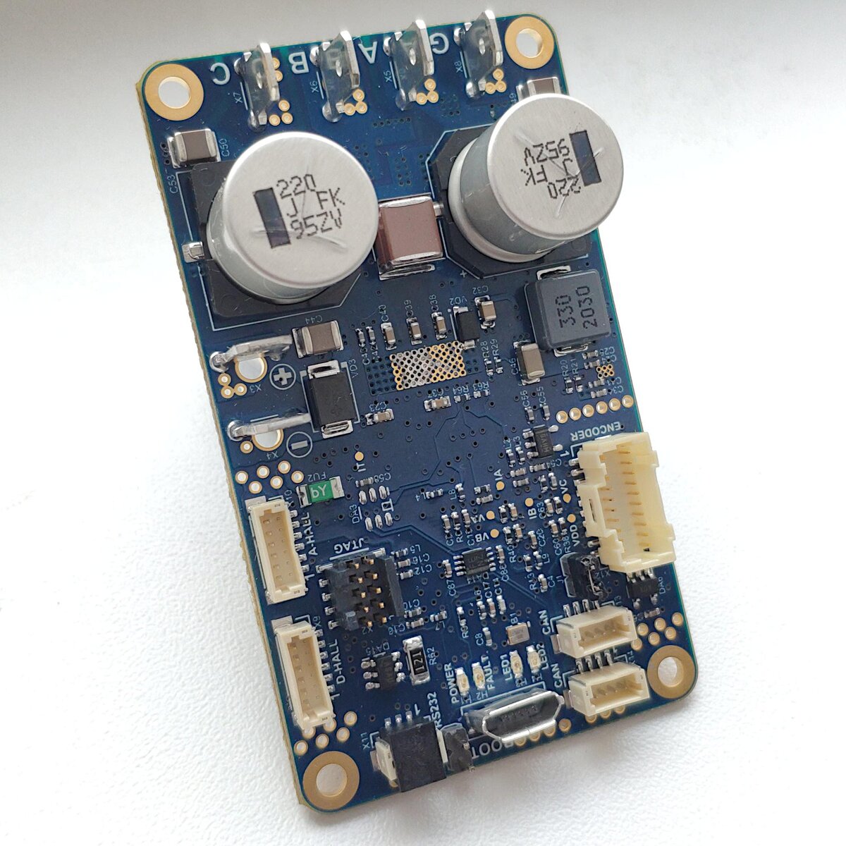 Servosila SC-25R brushless motor controller with CAN and USB interfaces (PMSM, BLDC)