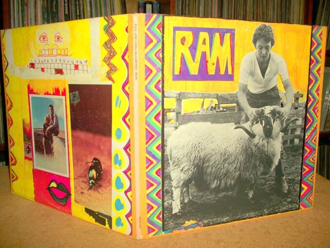 Paul and Linda McCartney «Ram», 1971 г., внешний разворот конверта