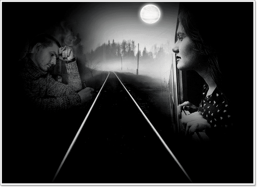 расставание с любимым. открытки о расставании. расставание с любимым. пара расстается. разлука.