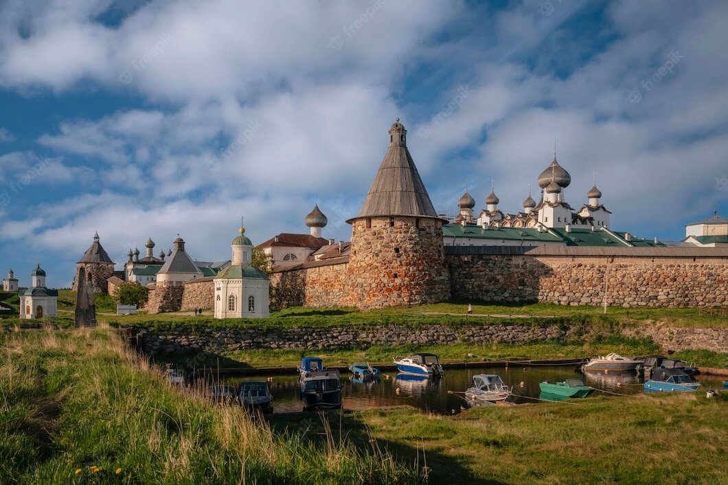 Белое море,Соловецкий монастырь,Архангельск