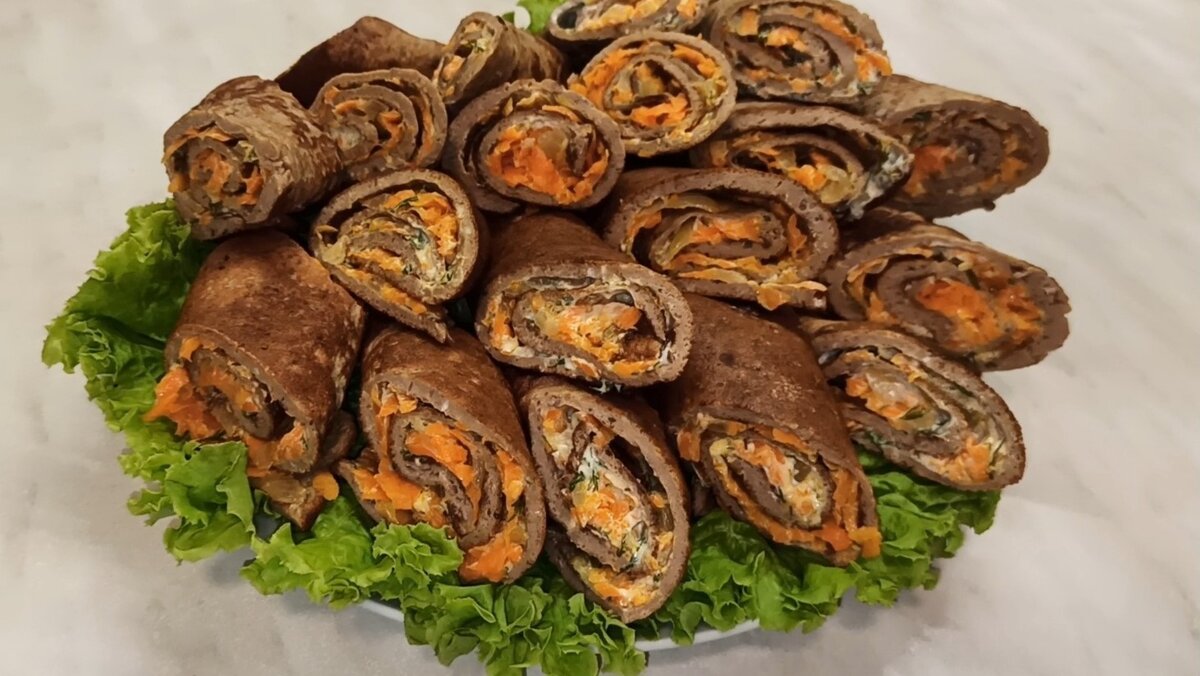    Печеночные рулетики с начинкой