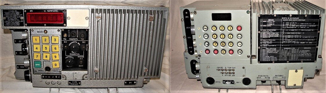 УКВ- радиостанции Р-173 ( слева ) и Р-163-50У .