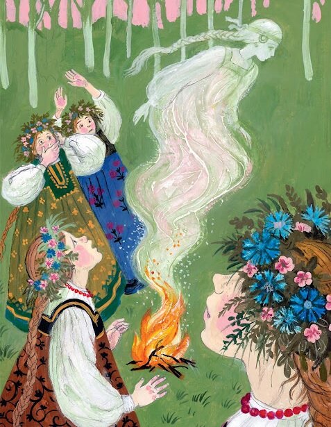 Снегурочка растаяла, когда решила прыгнуть через костёр/из фонда Яндекс.Картинки/