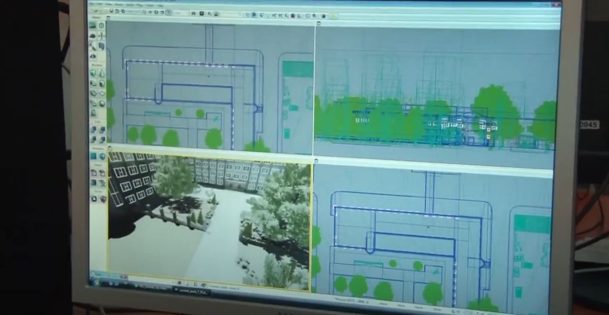 (фотография разработки универа на UDK из архива)