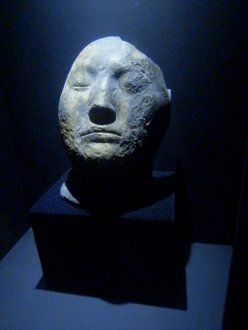 Алтайская погребальная маска. VI-III вв. до н.э. (Фото автора - 2023)