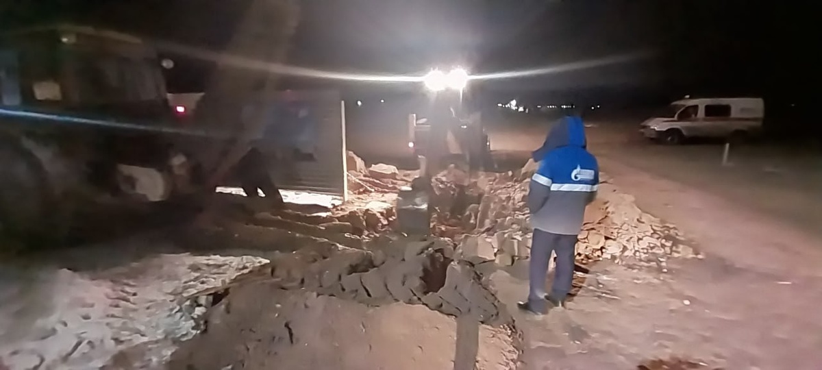    В поселке Нежинка-3 под Оренбургом восстановили подачу газа