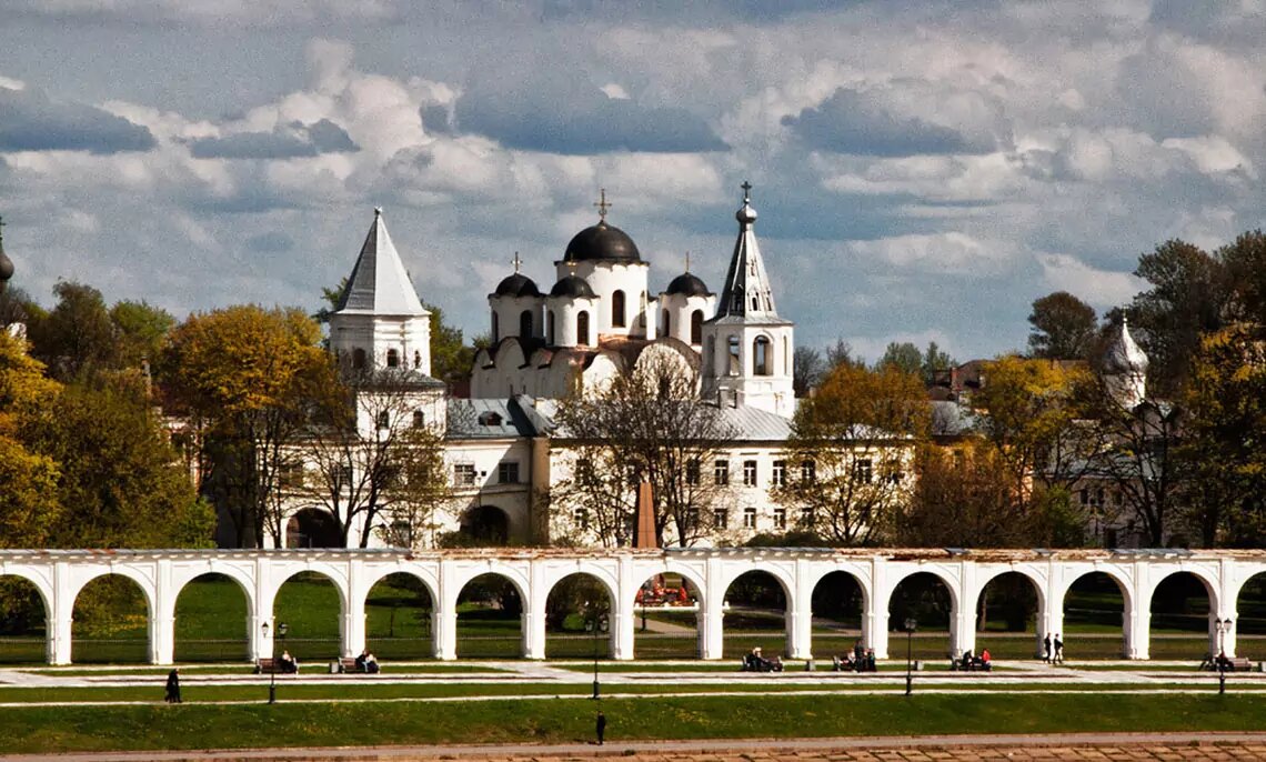 Церкви Ярославова Дворища Великий Новгород