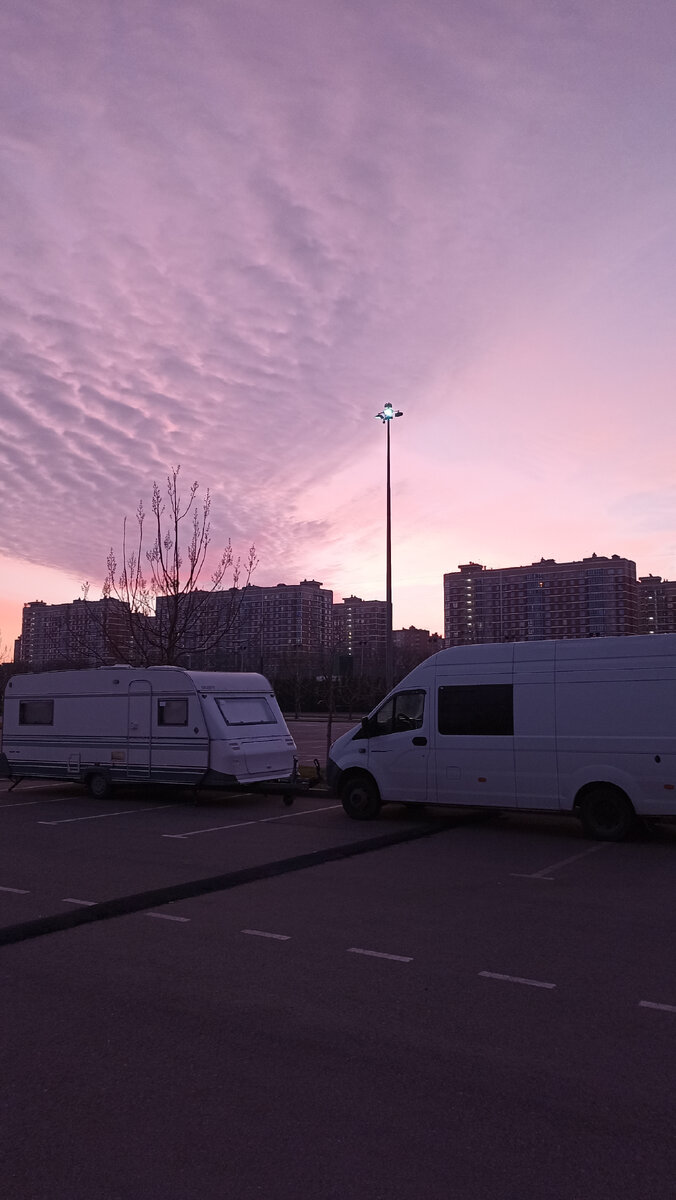На стоянке в Краснодаре 