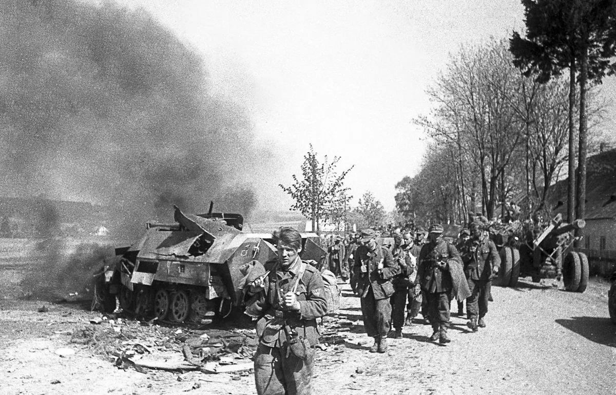 война в германии в 1945