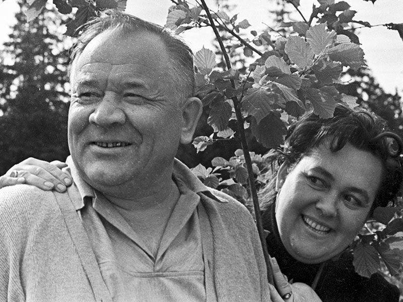 Борис Андреев с супругой Галиной