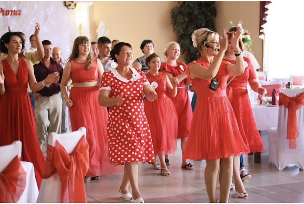 Красная свадьба. Фото из личного архива