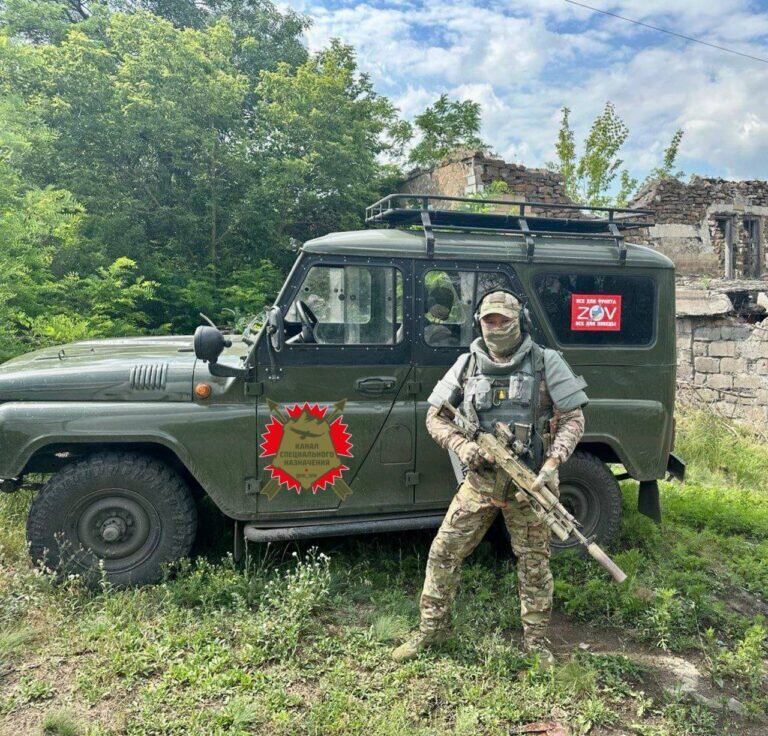 Разведчик подразделения Восточного военного округа в зоне СВО Фото: @ok_spn