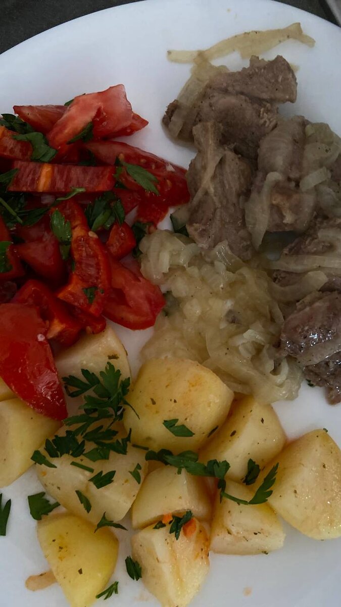 Вот такое с виду простое, но очень ароматное и бомбически вкусное блюдо у нас получится