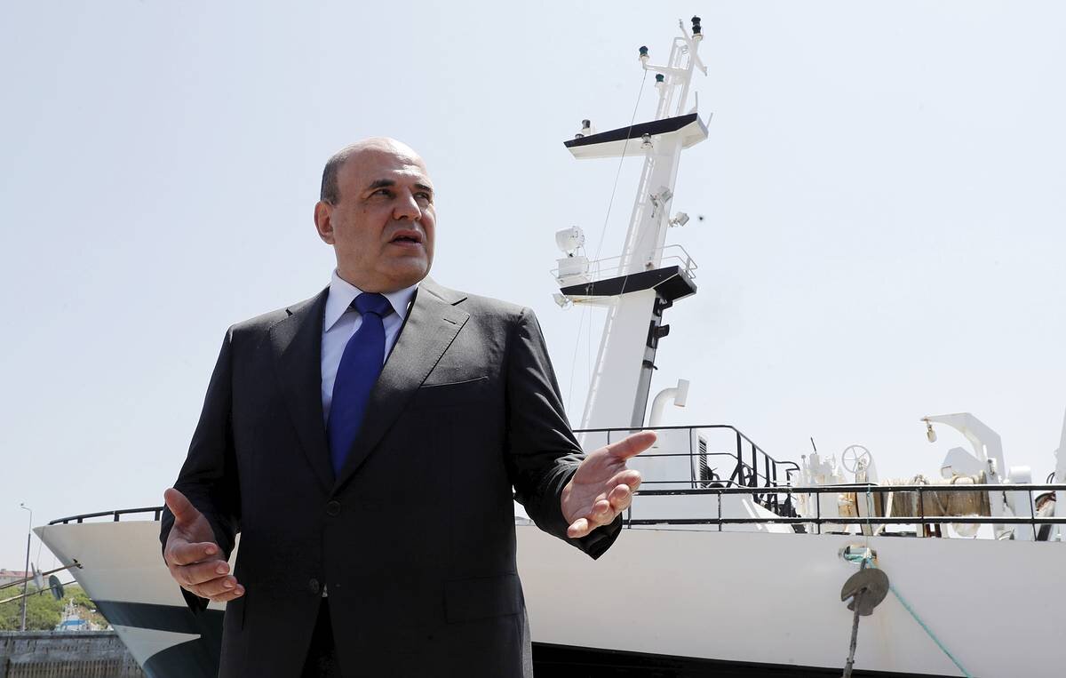 Премьер РФ Михаил Мишустин на Курилах. Фото: ТАСС