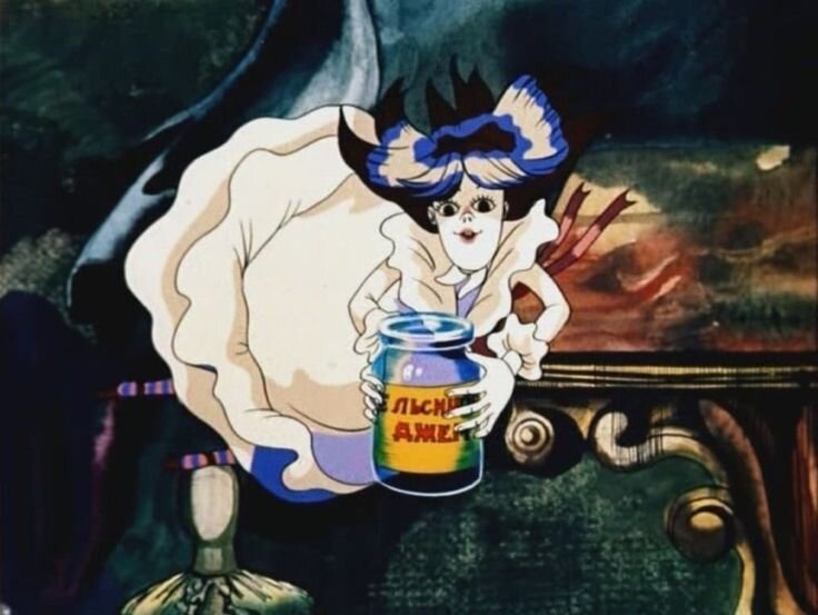 "Алиса в стране чудес". Кадр из мультфильма. СССР, 1981.