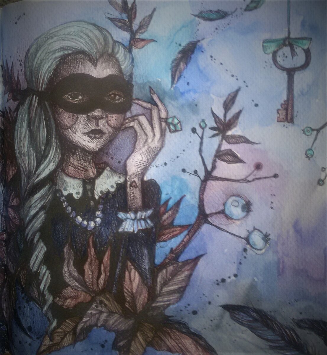 Платье этой девочки немного похоже на школькую форму советских времен. Кто-нибудь помнит еще, как отпарывали и пришивали заново воротнички и манжеты?