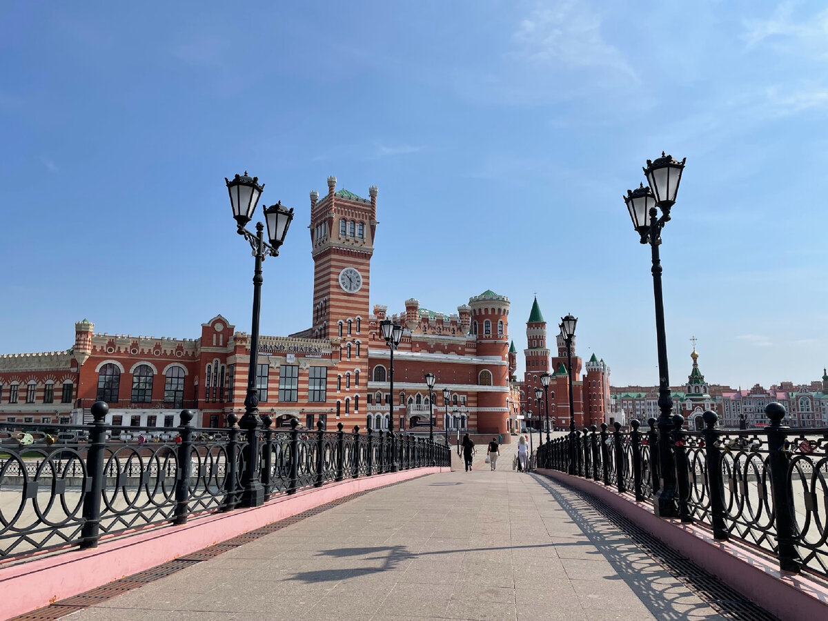 Воскресенский мост в йошкар оле