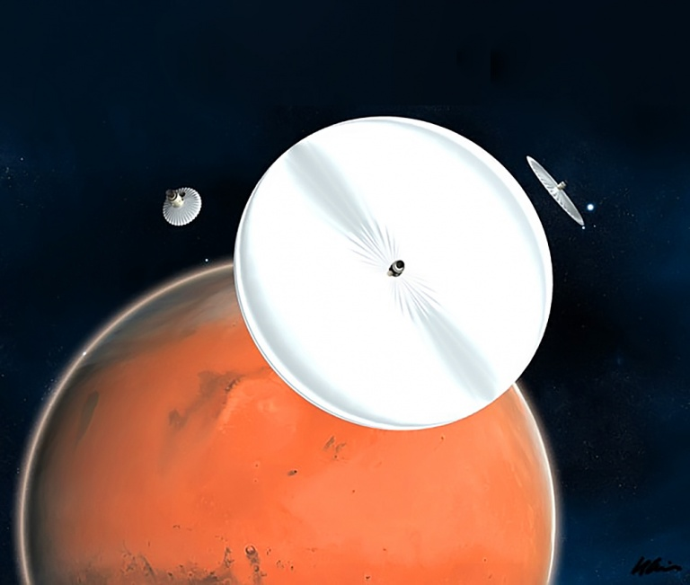План по терраформированию Марса с помощью гигантских орбитальных зеркал, extbigfuture.com