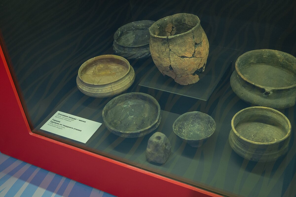 Экспозиция музея знакомит с жизнью и бытом славян и Древней Руси до Батыева нашествия
