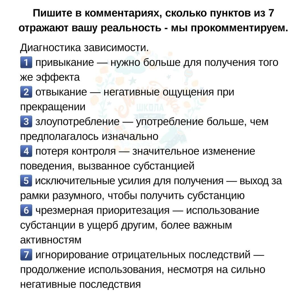 Уровень сахарной зависимости