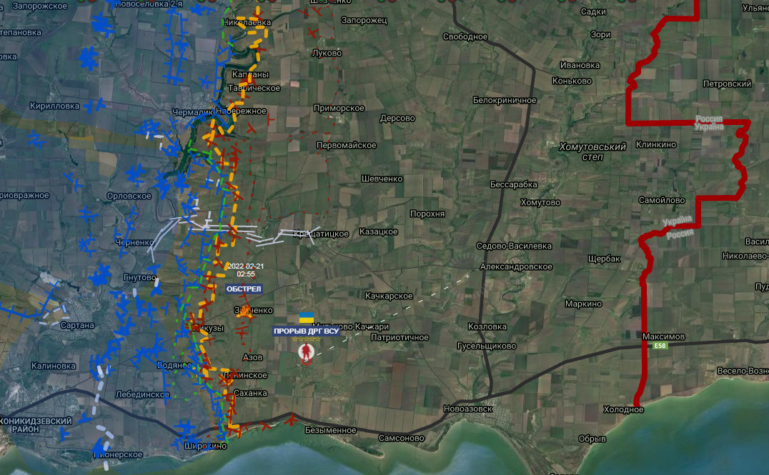 Militarymaps карта боевых